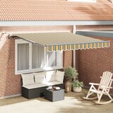 vidaXL Tkanina za tende s Zelena i žuta 300 x 250 cm Poliester | shoptok.hr