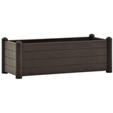  Povišena vrtna gredica PP boja kave 100 x 43 x 35 cm | shoptok.hr