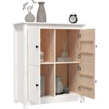  Komoda bijela 83 x 41,5 x 100 cm od masivne borovine | shoptok.hr