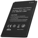 AVIZAR Nadomestna baterija za Doro 7010 / 7781 Li-ion 3,7V 1500mAh 5,6Wh, Črna, (5000221076) | Shoptok.si