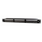 Patch PANEL 24 PORTA cat.6, shielded, 19” 1U, GEMBIRD, NPP-C624-002, designed for 19” standard, 483x111x45 mm | Eponuda.ba