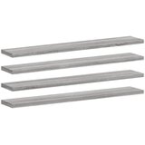  Zidne police 4 kom boja hrasta 60x10x1,5 cm konstruirano drvo | shoptok.hr