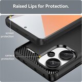 Techsuit Carbon Silicone ovitek za Xiaomi Redmi Note 13 Pro+ 5G – črn | Shoptok.si