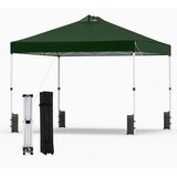 Costway Zložljiv vrtni paviljon Vrtni šotor 300 x 300 cm, (5000249868) | Shoptok.si