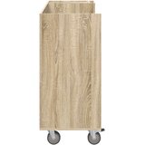 Golf ormar s kotačem Jednobojno Sonoma hrast 120 x 45 x 98 cm | shoptok.hr
