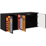  ormar za montažu na zid ESSEN 102 x 33 x 40 cm Crni hrast | shoptok.hr
