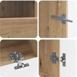  5-dijelni LED TV ormarić Hrast artisan Konstruirano drvo | shoptok.hr