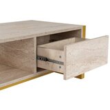 Hanah home haldizen - gold, marble goldmarble coffee table | ePonuda.com