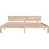  Posteljni okvir iz trdne borovine 200x200 cm, (20902862) | Shoptok.si