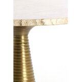 Light & Living Okrugao stolić za kavu s kamenom pločom stola u brončanoj boji/u svijetloj prirodnoj boji ø 50 cm Bahia – | shoptok.hr
