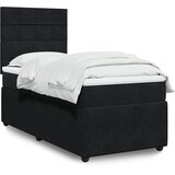 Box spring krevet s madracem crni 100x200 cm baršunasti | shoptok.hr