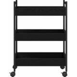 vidaXL Kuhinjski kolica Crni hrast 50 x 30 x 70 cm Konstruirano drvo | shoptok.hr