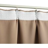  Zavjese za zamračivanje s kukama 2 kom bež 140 x 225 cm | shoptok.hr