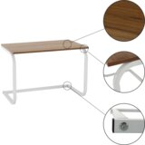Kondela Odlagalna polica, beli/naravni hrast, AVENO | Shoptok.si