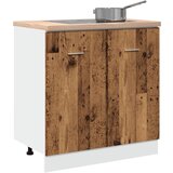 vidaXL Spodnja omarica za umivalnik star les 80x46x81,5 cm inž. les Cene