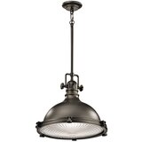 Elstead Lighting Elstead Hatteras Bay 1 ekstra velika stropna svetilka s kupolo, stari bron, E27, (22098243) | Shoptok.si