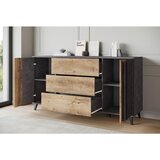 P & B ŠIROKA KOMODA, antracit, barve kostanja | Shoptok.si