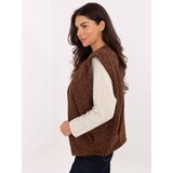 RUE PARIS Vest-IT-KZ-FL9622.29P-brown | Shoptok.si