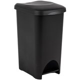 Addis Črn plastični koš s pedalom 40 l - Addis Cene