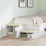 Bijeli ormar za pohranu 108x41x40 cm od umjetnog drva | shoptok.hr