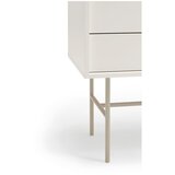 Teulat Bež/krem niska komoda s kliznim vratima 180x91 cm Nube – | shoptok.hr