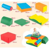  Mehka igrala za plazenje, lazenje, otroški gradniki iz pene, 7- delni set | Shoptok.si
