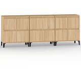  Komoda 3 kom boja hrasta sonome 60x35x70 cm konstruirano drvo | Eponuda.com