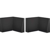  Zid za zadržavanje 2 kom. 50 x 50 x 50 cm Čelik Crna | shoptok.hr