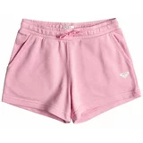 Roxy Otroške kratke hlače SURF FEELINGSHT roza barva