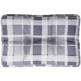  The Living Store Blazina za kavč iz palet siv karo vzorec 60x40x12 cm - Blazina Za Palete, (21487258) | Shoptok.si