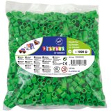 Playbox XL MAXI glačane perle 9mm, pakiranje od 1000 komada u zelenoj boji | shoptok.hr