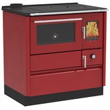 Alfa Plam Šporet na čvrsto gorivo ALFA 85 G CV-L crveni | Eponuda.com