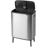 Brabantia Željezna kanta za smeće na dodir u mat srebrnoj boji 60 l Bo Touch Bin Hi – Cijene