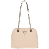 Guess Ročne torbice GIULLY DOME SATCHEL Bež Cene