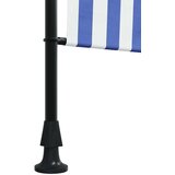  Vanjska roleta plavo-bijela 150 x 270 cm od tkanine i čelika | shoptok.hr