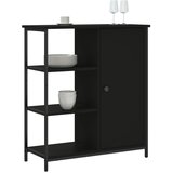  Komoda crna 70 x 30 x 80 cm od konstruiranog drva | Eponuda.com