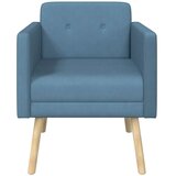  Ukrasna fotelja Plava Tkanina od samta - Plava | shoptok.hr