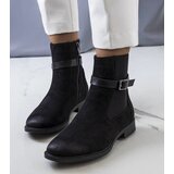 D/CEO Black wedge heeled boots Etylioo | Shoptok.si