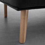 Bessagi Home Zofa S Posteljno Funkcijo Alva, Črna | Shoptok.si