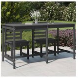  Vrtni stol sivi 203 5x90x110 cm od masivne borovine | shoptok.hr