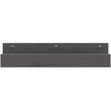 vidaXL Stenske police 2 kosa siva 50x12x9 cm trdna borovina | Shoptok.si