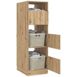  Omara za perilo s shranjevanjem Umetni hrast Konstruiran les, (5000162816) | Shoptok.si