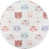 Vitaus Periv dječji tepih boje slonovače ø100 cm Cute Animals – Cijene