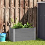  Vrtna Posuda za Sadnju WPC 100x50x54 cm Siva | shoptok.hr