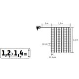 Svetleći niz sa 168 toplo belih LED dioda | ePonuda.com