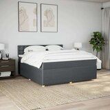 vidaXL Okvir kreveta s oprugama i madrac svjetlosivi 180x200cm tkanina | shoptok.hr