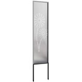  Privatnost u vrtu Srebrno 32 x 140 cm Nehrđajući čelik | shoptok.hr