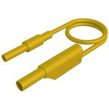 SKS Hirschmann MAL S WS-B 200/2\,5 ge varnostni merilni kabel 4 mm varnostna vtičnica 4 mm varnostni vtič\, z možnostjo zlaganja 200 cm rumena 1 kos, (20520203) | Shoptok.si