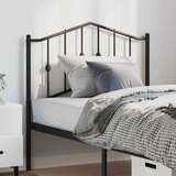  Metalno zamjensko uzglavlje crno 100 cm | shoptok.hr