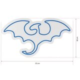 WALLXPERT dekorativna plastična led rasveta dragon blue | ePonuda.com